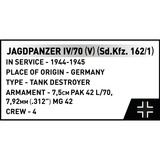 COBI Jagdpanzer IV/70 (V) (Sd.Kfz.162/1), Juegos de construcción 