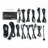 Chieftec Polaris PRO 1300W unidad de fuente de alimentación 20+4 pin ATX ATX Negro, Fuente de alimentación de PC negro, 1300 W, 100 - 240 V, 50/60 Hz, 15-8 A, Activo, 120 W