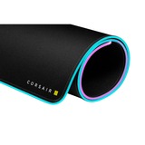 Corsair MM700 RGB Alfombrilla de ratón para juegos Negro, Almohadilla de ratón para juegos negro, Negro, Monocromo, Caucho, USB con suministro de corriente, Base antiderrapante, Alfombrilla de ratón para juegos