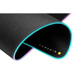 Corsair MM700 RGB Alfombrilla de ratón para juegos Negro, Almohadilla de ratón para juegos negro, Negro, Monocromo, Caucho, USB con suministro de corriente, Base antiderrapante, Alfombrilla de ratón para juegos