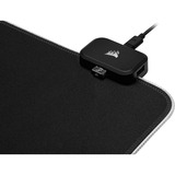 Corsair MM700 RGB Alfombrilla de ratón para juegos Negro, Almohadilla de ratón para juegos negro, Negro, Monocromo, Caucho, USB con suministro de corriente, Base antiderrapante, Alfombrilla de ratón para juegos