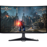 Dell AW3225QF, Monitor de gaming blanco/Negro