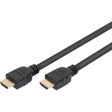 Digitus AK-330124-030-S, Cable negro