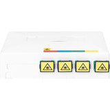 Digitus Caja FTTH con 4 acopladores SC SX, Caja de fíbra óptica 