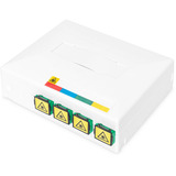 Digitus Caja FTTH con 4 acopladores SC SX, Caja de fíbra óptica 