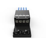 Digitus Caja de punto de consolidación 4P Keystone con gestor de cables negro