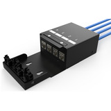 Digitus Caja de punto de consolidación 4P Keystone con gestor de cables negro