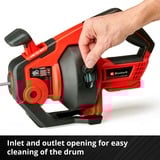 EINHELL Power X-Change Akku-Rohr-Reinigungsgerät TE-DA 18/760 Li-Solo, 18Volt, Dispositivo de limpieza de tuberías rojo/Negro