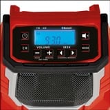 EINHELL TC-RA 18 Li BT - Solo, Radio de obras rojo/Negro