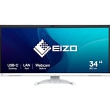 EIZO FlexScan EV3450XC-WT pantalla para PC 86,6 cm (34.1") 3440 x 1440 Pixeles UltraWide Quad HD LCD Blanco, Monitor LED blanco, 86,6 cm (34.1"), 3440 x 1440 Pixeles, UltraWide Quad HD, LCD, 5 ms, Blanco