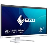EIZO FlexScan EV3450XC-WT pantalla para PC 86,6 cm (34.1") 3440 x 1440 Pixeles UltraWide Quad HD LED Blanco, Monitor LED blanco, 86,6 cm (34.1"), 3440 x 1440 Pixeles, UltraWide Quad HD, LED, 5 ms, Blanco