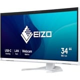 EIZO FlexScan EV3450XC-WT pantalla para PC 86,6 cm (34.1") 3440 x 1440 Pixeles UltraWide Quad HD LED Blanco, Monitor LED blanco, 86,6 cm (34.1"), 3440 x 1440 Pixeles, UltraWide Quad HD, LED, 5 ms, Blanco