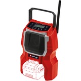 Einhell 3408017, Radio de obras rojo/Negro