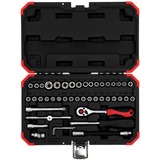 GEDORE R49003046 set de conectores y conector, Llave de tubo rojo/Negro, 53 mm