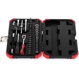 GEDORE R49003046 set de conectores y conector, Llave de tubo rojo/Negro, 53 mm