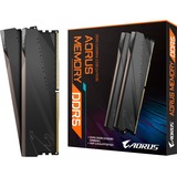 GIGABYTE AORUS Memory DDR5 32GB (2x16GB) 5200MHz módulo de memoria, Memoria RAM negro, 32 GB, 2 x 16 GB, DDR5, 5200 MHz, 288-pin DIMM