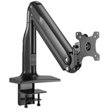 HAGOR 8702 soporte para monitor 109,2 cm (43") Negro Escritorio, Soporte de monitor negro, Abrazadera, 18 kg, 43,2 cm (17"), 109,2 cm (43"), 100 x 100 mm, Negro