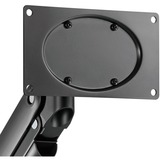 HAGOR 8702 soporte para monitor 109,2 cm (43") Negro Escritorio, Soporte de monitor negro, Abrazadera, 18 kg, 43,2 cm (17"), 109,2 cm (43"), 100 x 100 mm, Negro