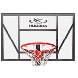 HUDORA 71646 sistema de baloncesto Portátil Rectangular Acrílico, Pies de canastas de baloncesto negro/Transparente, Portátil, Rectangular, Acrílico