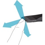 Hazet Pistola de soplado 9040P-2, larga, Herramienta de golpe negro/Azul