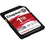 Kingston Canvas React Plus 1 TB SDXC UHS-II Clase 10, Tarjeta de memoria 1 TB, SDXC, Clase 10, UHS-II, 280 MB/s, 150 MB/s