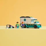 LEGO City Ambulancia de Emergencias, Juegos de construcción Juego de construcción, 5 año(s), Plástico, 184 pieza(s), 426 g