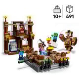 LEGO Minecraft El Ring de Combate de la Mansión del Bosque, Juegos de construcción Juego de construcción, 10 año(s), Plástico, 491 pieza(s), 688 g