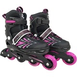 L.A. Sports 11272-1G-29, Patines en línea rosa neón/Negro