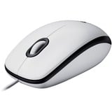 Logitech M100, Ratón blanco/Gris