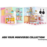 MGA Entertainment Spaces Starter Pack- Ice Cream, Manualidades Miniverse Spaces Starter Pack- Ice Cream, Café, 8 año(s), Multicolor, Plástico