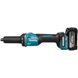 Makita Amoladora recta a batería GD001GZ XGT, 40 voltios negro/Azul