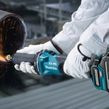 Makita Amoladora recta a batería GD001GZ XGT, 40 voltios negro/Azul
