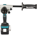 Makita Taladro atornillador percutor a batería DHP492RTJ, 18Volt, Martillo atornillador azul/Negro