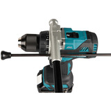 Makita Taladro atornillador percutor a batería DHP492RTJ, 18Volt, Martillo atornillador azul/Negro