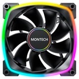 Montech RX140 PWM 140x140x25, Ventilador negro