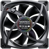 Montech RX140 PWM 140x140x25, Ventilador negro