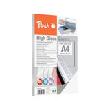 Peach Bürogeräte A4 Blanco 100 pieza(s), Portadas para encuadernado blanco, A4, Blanco, 250 g/m², 100 pieza(s)