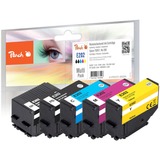 Peach PI200-674 cartucho de tinta 5 pieza(s) Compatible Rendimiento estándar Negro, Cian, Magenta, Amarillo Rendimiento estándar, 5 pieza(s), Multipack