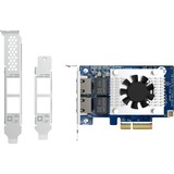 QNAP QXG-10G2TB adaptador y tarjeta de red Interno Ethernet 10000 Mbit/s, Adaptador de red Interno, Alámbrico, PCI Express, Ethernet, 10000 Mbit/s