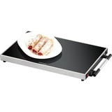 Rommelsbacher Placa calefactora WPR 307/E, Calientaplatos acero fino/Negro