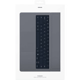 Samsung Teclado Pro, Funda protectora gris, QWERTZ, Alemán, Touchpad, Samsung, Galaxy Tab S11 Ultra, Gris