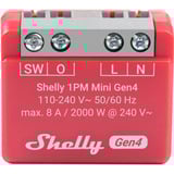 Shelly 1PM Mini Gen4, Relé rojo