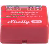 Shelly 1PM Mini Gen4, Relé rojo