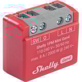 Shelly 1 PM Mini Gen4, Relé rojo