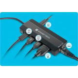 Sonnet Echo 6 USB-C Multi Hub, Estación de acoplamiento negro
