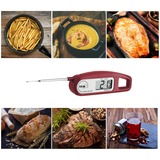 TFA Thermo Jack termómetro de comida -40 - 250 °C Digital rojo, CR2032, 3 V, 116 mm, 20 mm, 38 mm, 39 g