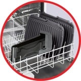 Tefal GC3050 parrilla eléctrica de contacto, Barbacoa de contacto plateado/Negro, Negro, Metálico, Titanio, Acero inoxidable, Rectangular, Plancha, 600 cm², Tapa con bisagra, Tapa de bloqueo