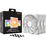 be quiet! LIGHT WINGS LX 140mm PWM High Speed 3-Pack White Carcasa del ordenador Ventilador 14 cm Blanco 3 pieza(s) blanco, Ventilador, 14 cm, 1800 RPM, 127,9 m³/h, Blanco