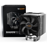 be quiet! Shadow Rock 3 Procesador Enfriador 12 cm Negro, Gris, Disipador de CPU negro/Aluminio, Enfriador, 12 cm, 1600 RPM, 11,5 dB, 24,4 dB, Negro, Gris