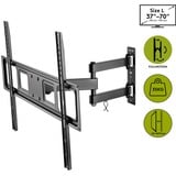 goobay Soporte de pared para TV Basic FULLMOTION (L) negro
